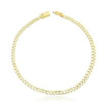 Pulseira Grossa De Ouro 18k Grumet Fecho Gaveta Banhada a Ouro Pulseira Grossa De Ouro 18k Grumet Fecho Gaveta Banhada a Ouro