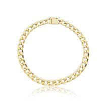 Pulseira Grossa Grumet Masculina Ouro 18k 750 Fecho Gaveta