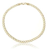 Pulseira Groumet Masculina Ouro 18k Fecho Mosquetão 21cm Pulseira Groumet Masculina Ouro 18k Fecho Mosquetão 21cm