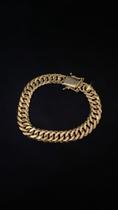 Pulseira grumet 10mm - banhado a ouro 18k Pulseira grumet 10mm - banhado a ouro 18k