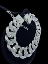 Pulseira Grumet 22cm 17mm Fecho Gaveta I Prata 925 Pulseira Grumet 22cm 17mm Fecho Gaveta I Prata 925