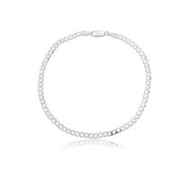 Pulseira Grumet 3mm - correntaria italiana em prata 925 com 20cm