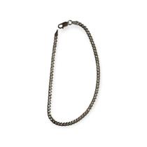 Pulseira Grumet de Prata 925 Italiana 20cm 2mm Black F Pulseira Grumet de Prata 925 Italiana 20cm 2mm Black F