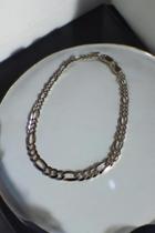 Pulseira Grumet de Prata 925 Italiana 20cm 4mm