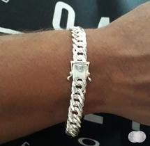 Pulseira Grumet Dupla com Fecho Gaveta em Prata 925 - 10mm