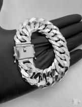 Pulseira Grumet Dupla com Fecho Gaveta em Prata 925 - 22mm Pulseira Grumet Dupla com Fecho Gaveta em Prata 925 - 22mm