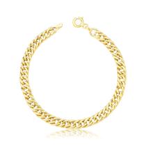 Pulseira Grumet Dupla em Ouro 18K Slim