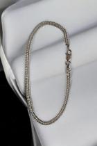 Pulseira Grumet Duplo em Prata 925 Italiana Legitima 3MM 19cm