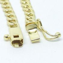 Pulseira Grumet Fecho De Gaveta 4mm Folheada A Ouro 18k - Excelente Acabamento Pulseira Grumet Fecho De Gaveta 4mm Folheada A Ouro 18k - Excelente Acabamento