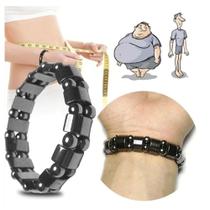 Pulseira Hematita Magnética Unissex Equilíbrio Corporal