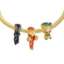 Pulseira Herois Berloque Banhado a Ouro 18k