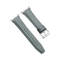 Pulseira Híbrida De Couro E Silicone Para Samsung Galaxy Watch 40/44mm 46/47mm Compatível Com