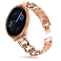 Pulseira HinZann 18 mm em Metal Ouro Rosa para Garmin Pulseira HinZann 18 mm em Metal Ouro Rosa para Garmin