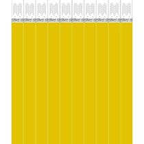 Pulseira Identificação Amarelo 100 unid - Tecnomidia