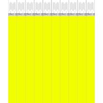 Pulseira Identificação Amarelo 100unid - Tecnomidia