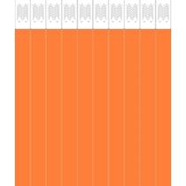 Pulseira Identificação Laser PRO Laranja Fluorescente Pacote com 50