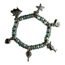 Pulseira Iemanja ul 6 Penduricalhos Cristal E Silicone Pulseira Iemanja ul 6 Penduricalhos Cristal E Silicone