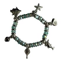 Pulseira Iemanja ul 6 Penduricalhos Cristal E Silicone Pulseira Iemanja ul 6 Penduricalhos Cristal E Silicone