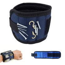 Pulseira Ima Magnetico Prego Broca Parafuso Pino Ferramenta Tesoura Alicate Obra Reparo Construçao Mecanico Eletricista Organizaçao Segurança Bracelet