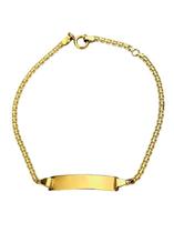 Pulseira Infantil Bismarki Ouro 18K - 1.49 Pulseira Infantil Bismarki Ouro 18K - 1.49
