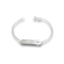 Pulseira Infantil Chapa Com Coroa