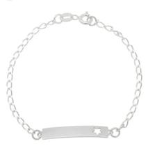 Pulseira Infantil Chapa Com Estrela
