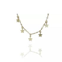 Pulseira Infantil de Estrelinhas Folheado a Ouro 18k