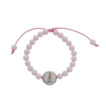Pulseira Infantil de Nossa Senhora de Fátima Rosa