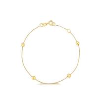Pulseira Infantil de Ouro 18k Bolinhas