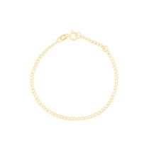 Pulseira Infantil em Ouro Elos Grumet - AU13186