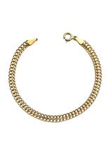 Pulseira Infantil Lacraia Ouro 18K - 1.78