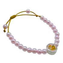Pulseira Infantil Menina Anjo da Guarda Rosa 5 mm Pulseira Infantil Menina Anjo da Guarda Rosa 5 mm