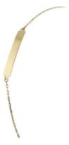 Pulseira Infantil Nome Ouro 18k 750 Cadeado 13 Cm Pulseira Infantil Nome Ouro 18k 750 Cadeado 13 Cm