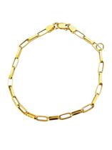 Pulseira Infantil Tijolinho Ouro 18K - 1.35