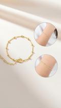 Pulseira Infantil Veneziana com Bolinhas Ouro 18k Pulseira Infantil Veneziana com Bolinhas Ouro 18k