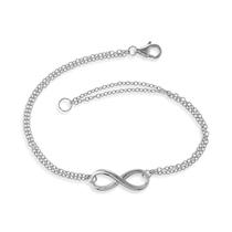 Pulseira Infinita Double-Strand Sterling Silver, 7