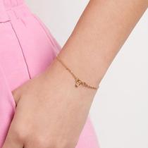 Pulseira infinito banhada a ouro 18k Cód. 5517641906 TAM 19