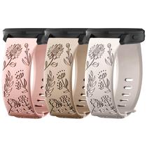 Pulseira Inhosper 18 mm Floral para Garmin Venu/Vivo Pulseira Inhosper 18 mm Floral para Garmin Venu/Vivo