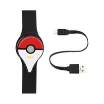 Pulseira Inteligente Pokémon Go Plus - Recarregável e com Bluetooth - Captura Automática