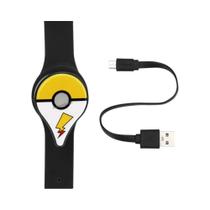 Pulseira Inteligente Pokémon Go Plus - Recarregável e com Bluetooth - Captura Automática