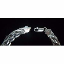 Pulseira Italiana Feminina Trançada 6 Fios Em Prata 925 Pulseira Italiana Feminina Trançada 6 Fios Em Prata 925