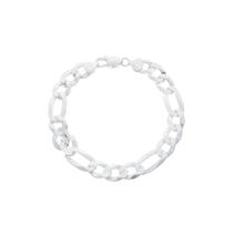 Pulseira Italiana Masculina Grossa 3 Em 1 Em Prata 925