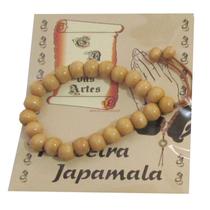 Pulseira Japamala de Madeira Clara