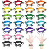 Pulseira Jingle Bells - Pacote com 24 Unidades para Crianças - Natal