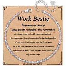 Pulseira JoyCuff Moonstone para mulheres com caixa de presente