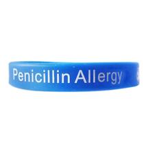 Pulseira JUDE Azul de Silicone Alerta Médico 19 cm Pulseira JUDE Azul de Silicone Alerta Médico 19 cm