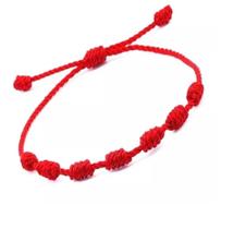 Pulseira Kabbalah 7 Nós Com Oração Ben Porat Pulseira Cabala Pulseira Kabbalah 7 Nós Com Oração Ben Porat Pulseira Cabala