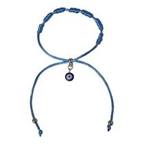 Pulseira Kabbalah Olho Grego Cetim ul 100% Pulseira Kabbalah Olho Grego Cetim ul 100%