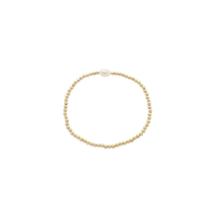 Pulseira kel bolinhas pérola de água doce folheada ouro 18k