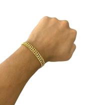 Pulseira Lacraia 10Mm - Banhado A Ouro 18K